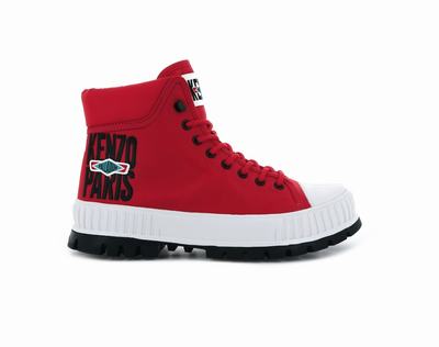 Zapatos Altas Palladium PALLASHOCK HI BY KENZO Hombre Rojas | Costa Rica-36709